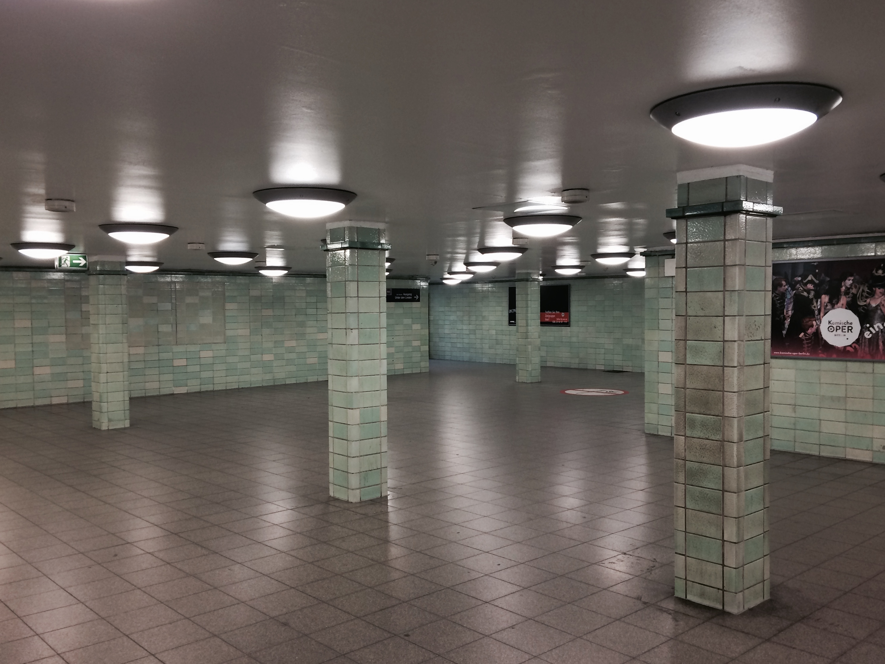 East German train station